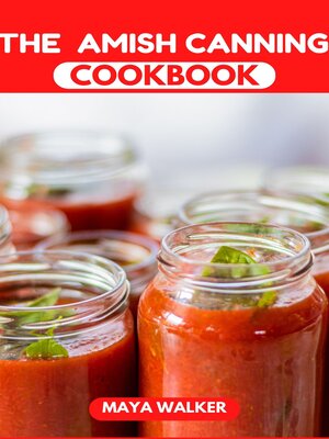 cover image of THE  AMISH CANNING COOKBOOK